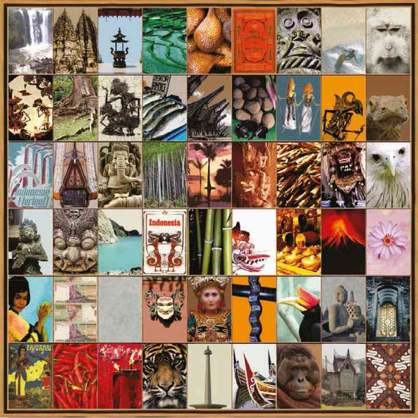 Naomi Art Originele Schilderijen Schilderij Indonesie Canvas Collage Kunst Kunstwerk Art Muurdecoratie Wanddecoratie Interieur Cadeau Souvenir