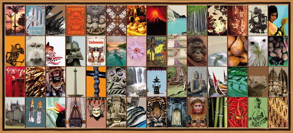 Naomi Art Originele Schilderijen Schilderij Indonesie Canvas Collage Kunst Kunstwerk Art Muurdecoratie Wanddecoratie Interieur Cadeau Souvenir