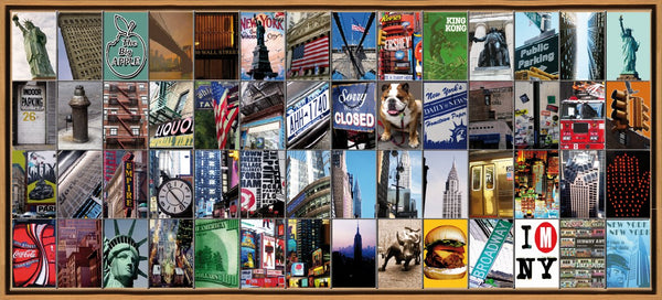 Naomi Art Originele Schilderijen Schilderij New York II Canvas Collage Kunst Kunstwerk Art Muurdecoratie Wanddecoratie Interieur Cadeau Souvenir