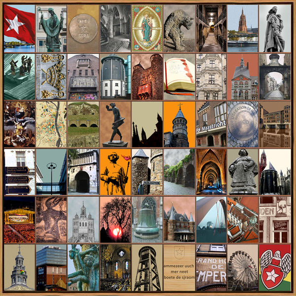 Naomi Art Originele Schilderijen Schilderij Maastricht Canvas Collage Kunst Kunstwerk Art Muurdecoratie Wanddecoratie Interieur Cadeau Souvenir