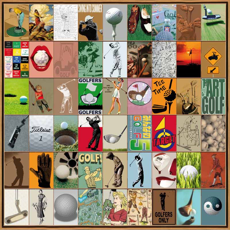 Naomi Art Originele Schilderijen Schilderij Golf Canvas Collage Kunst Kunstwerk Art Muurdecoratie Wanddecoratie Interieur Cadeau Souvenir