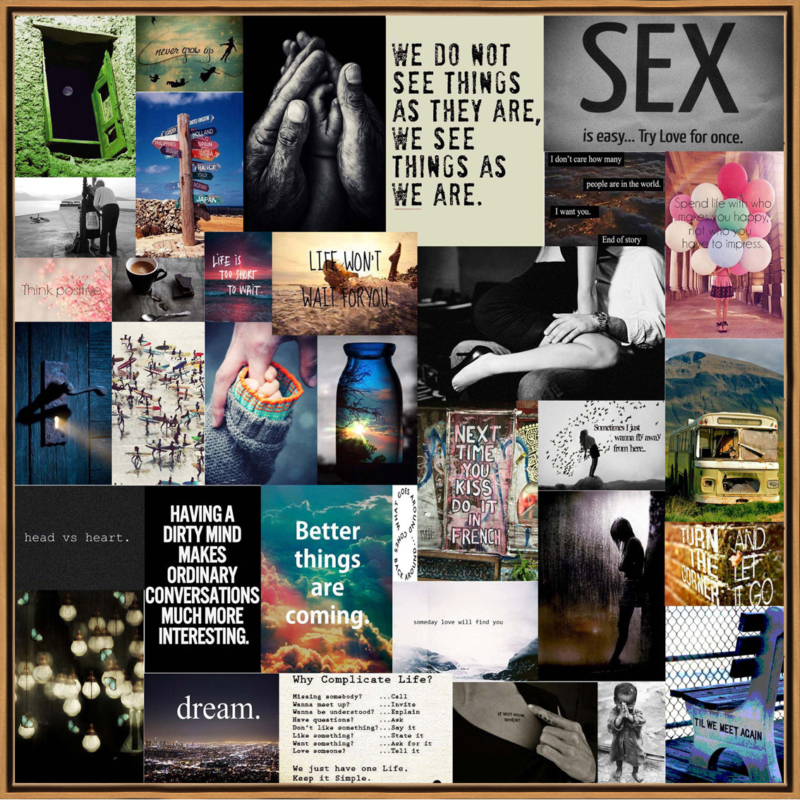 Naomi Art Originele Schilderijen Schilderij Freestyle Quotes Canvas Collage Kunst Kunstwerk Art Muurdecoratie Wanddecoratie Interieur Cadeau Souvenir