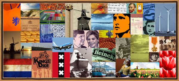 Naomi Art Originele Schilderijen Schilderij Nederland I Collage Kunst Kunstwerk Art Muurdecoratie Wanddecoratie Interieur Cadeau Souvenir