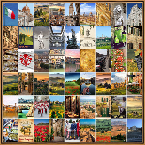 Naomi Art Originele Schilderijen Schilderij Toscane Canvas Collage Kunst Kunstwerk Art Muurdecoratie Wanddecoratie Interieur Cadeau Souvenir