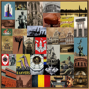 Naomi Art Originele Schilderijen Schilderij Freestyle Antwerpen Canvas Collage Kunst Kunstwerk Art Muurdecoratie Wanddecoratie Interieur Cadeau Souvenir