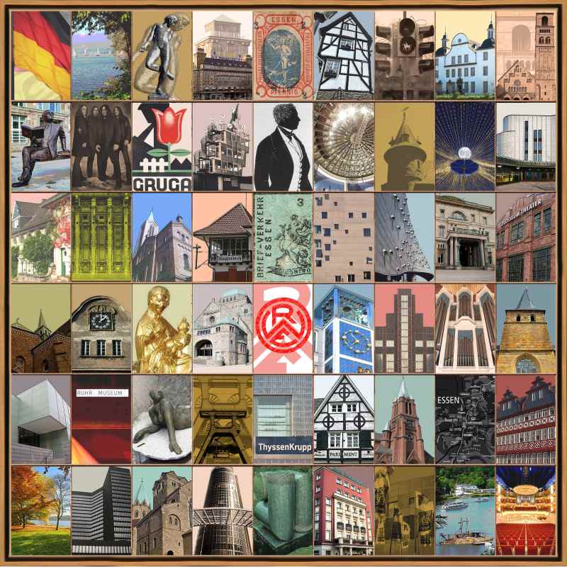 Naomi Art Originele Schilderijen Schilderij Essen Canvas Collage Kunst Kunstwerk Art Muurdecoratie Wanddecoratie Interieur Cadeau Souvenir